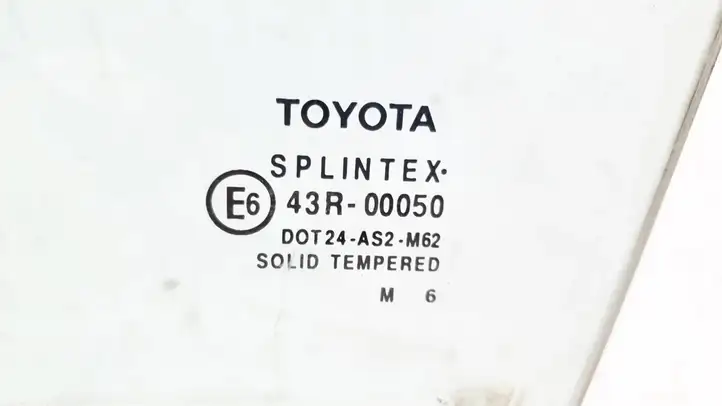 Toyota Avensis T250 (2006 - 2009) 43R00050 Стекло передней двери — фото 7