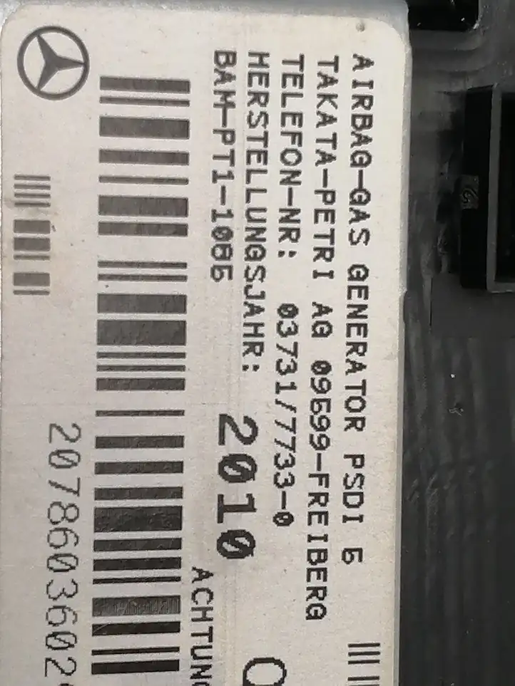Mercedes-Benz E W212 (2009 - 2016) A2048210051 Подушка безопасности руля — фото 16