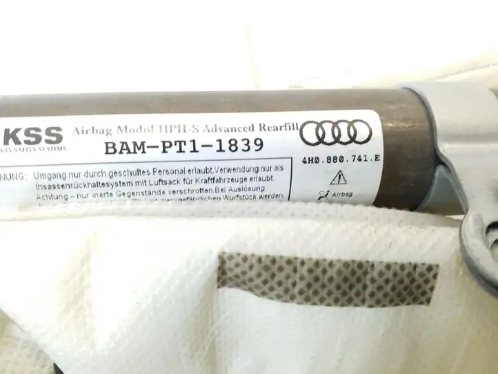 Audi A8 S8 D4 4H (2010 - 2014) 4H0880741E Боковая подушка безопасности шторка — фото 2