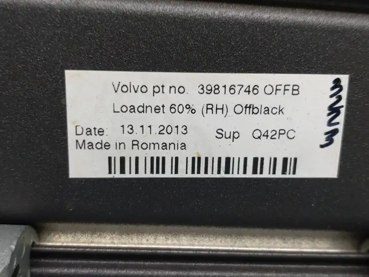 Volvo V60 (2013 - 2018) 39816746 Шторка багажника (сетка) — фото 7