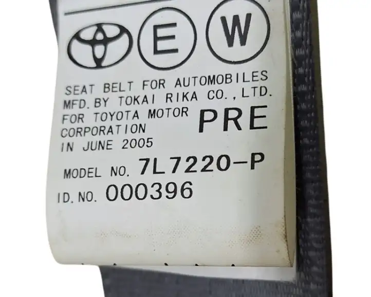 Toyota Prius (XW20) (2003 - 2009) 141662003 Передний ремень безопасности — фото 5