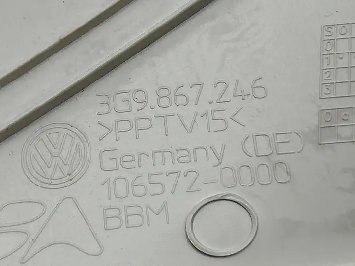 Volkswagen PASSAT B8 (2015 - ) 3G9867246 Верхняя обшивка стойки D — фото 3
