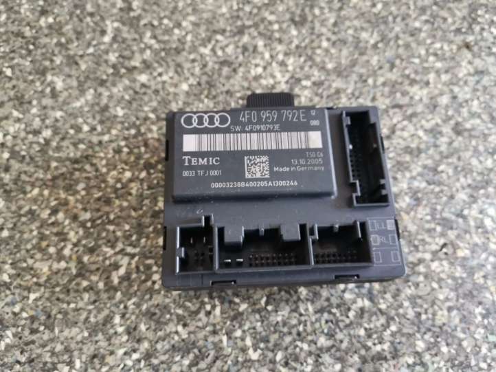 4F0959792E Audi A6 S6 C6 4F Durų elektronikos valdymo blokas