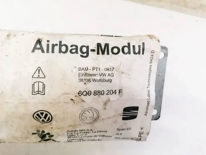 Volkswagen Polo (2001 - 2005) 6Q0880204F Подушка безопасности пассажира — фото 3