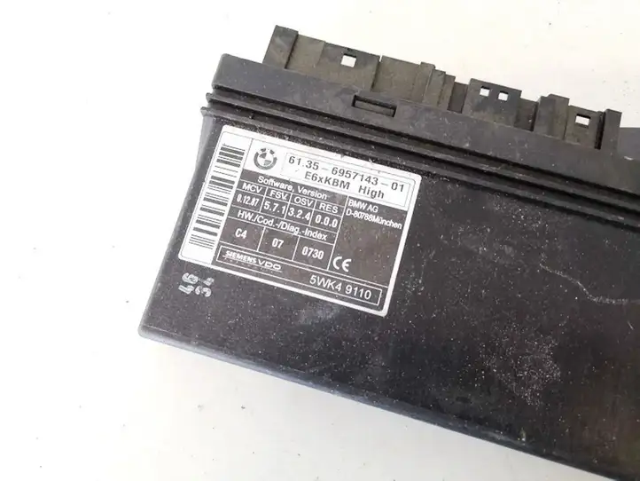 BMW 5 E60 E61 (2004 - 2010) 6135695714301 Модуль комфорта — фото 2