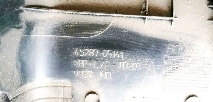 Toyota Avensis T270 (2009 - 2012) 4528705141 Обшивка рулевой колонки — фото 3