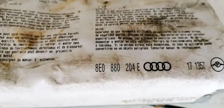 Audi A4 S4 B6 8E 8H (2000 - 2006) 8E0880204E Подушка безопасности пассажира — фото 3