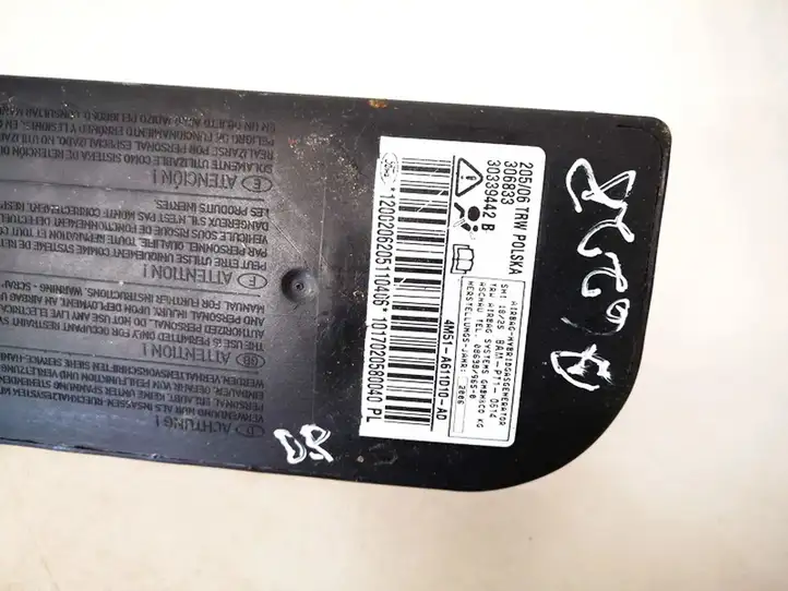 Ford Focus (2005 - 2008) 4m51a611d10ad Подушка безопасности сиденья — фото 2