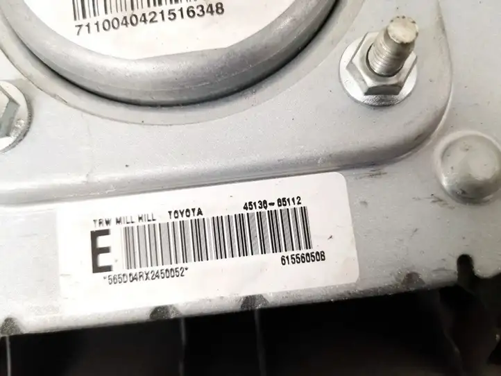 Toyota Avensis T250 (2003 - 2006) 4513085112 Подушка безопасности руля — фото 3