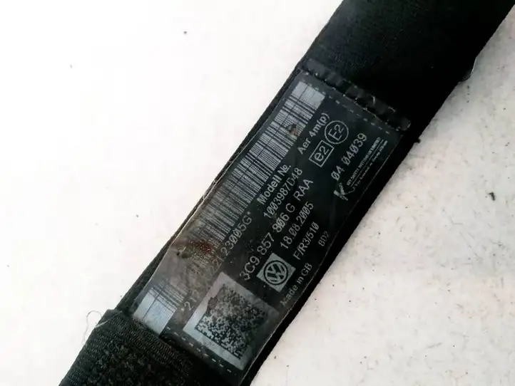 (2005 - 2010) 3C9857806G Задний ремень безопасности — фото 2