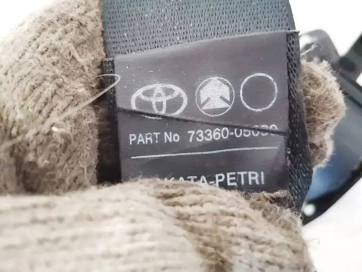 Toyota Avensis T250 (2003 - 2006) 7336005090 Задний ремень безопасности — фото 3
