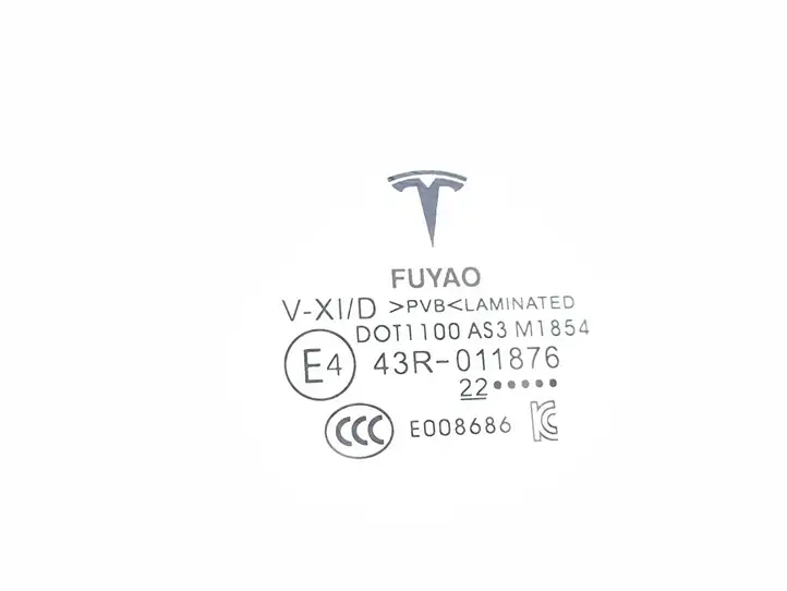 Tesla Model Y (2019 - 2024) 43R011876 Стекло задней двери — фото 1