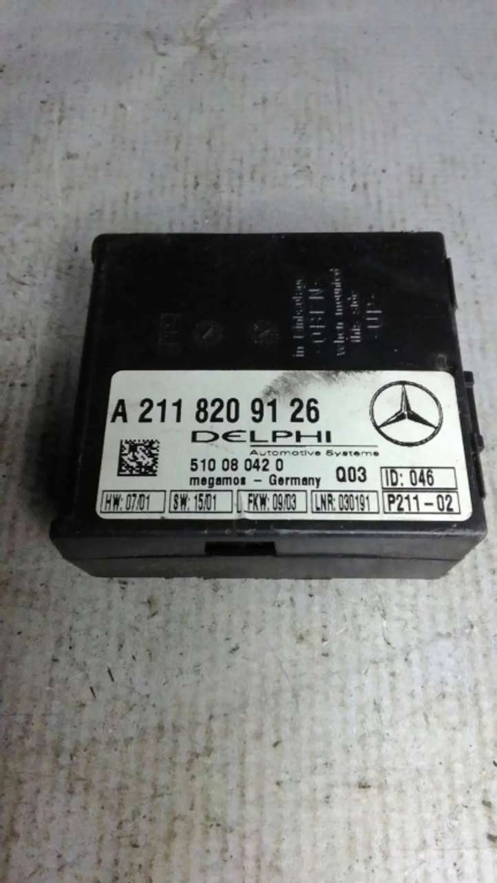 A2118209126 Mercedes-Benz E W211 Signalizacijos valdymo blokas