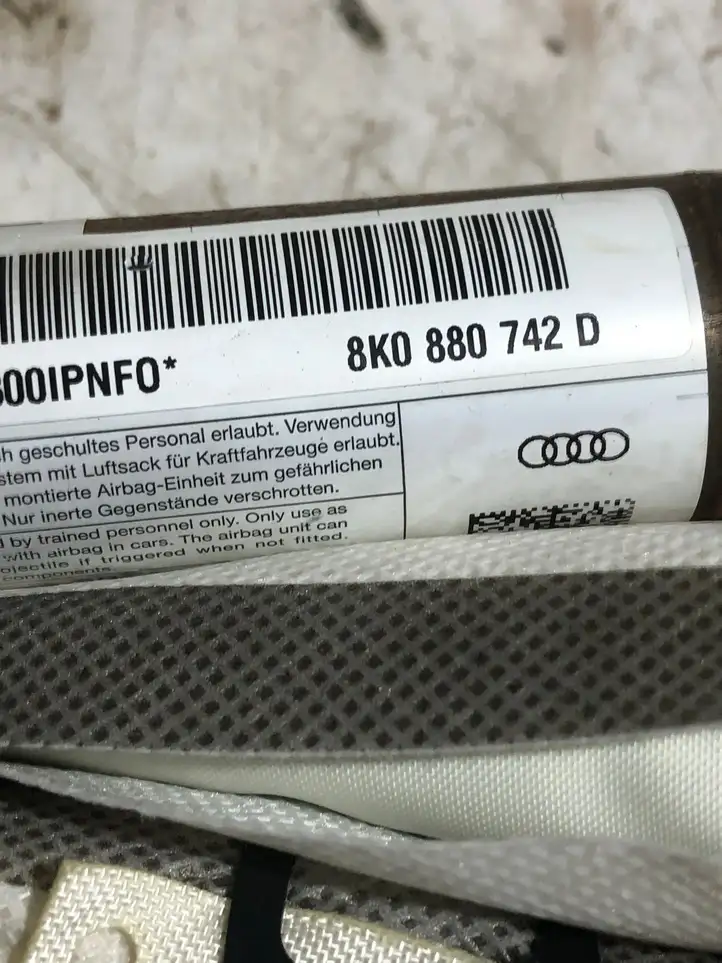 Audi A4 S4 B8 8K (2007 - 2011) 8K0880742D Боковая подушка безопасности шторка — фото 3