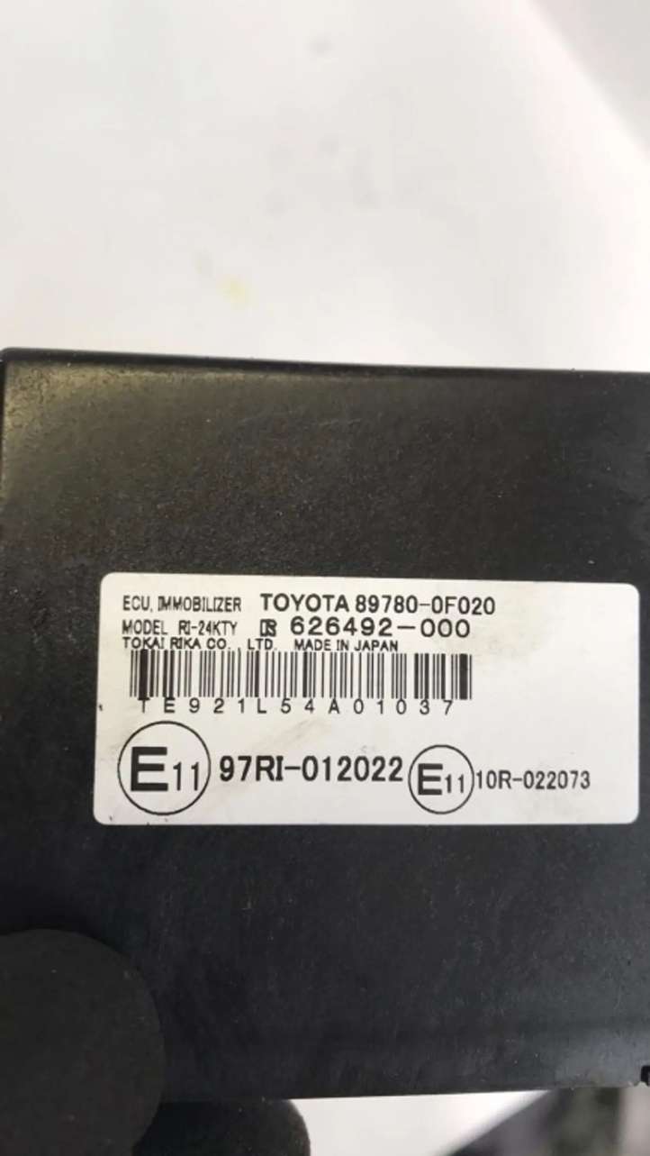 897800F020 Toyota Corolla Verso E121 Imobilaizerio valdymo blokas