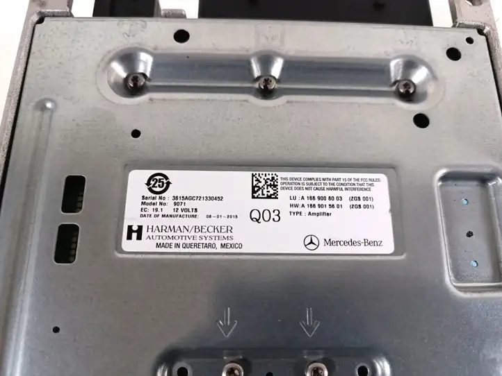 Mercedes-Benz ML W166 (2012 - 2017) A1669008003 Усилитель звука — фото 3
