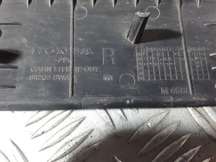 Honda CR-V (2006 - 2009) 84202SWAAM1 Внутренняя отделка переднего порога — фото 2