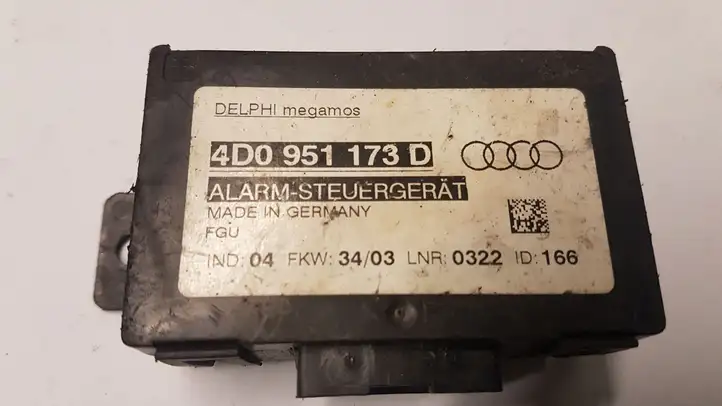 Audi A6 S6 C5 4B (1997 - 2001) 4D0951173D Блок управления сигнализацией — фото 1
