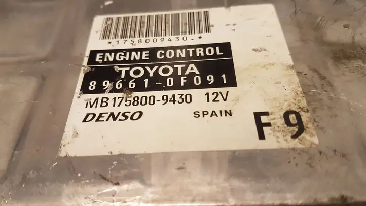Toyota Corolla Verso AR10 (2004 - 2009) 896610F091 Блок управления двигателем (ЭБУ) — фото 2