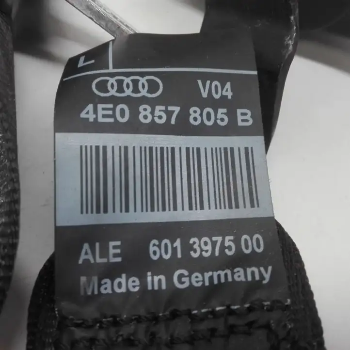 Audi A8 S8 D3 4E (2007 - 2010) 4E0857805B Задний ремень безопасности — фото 2