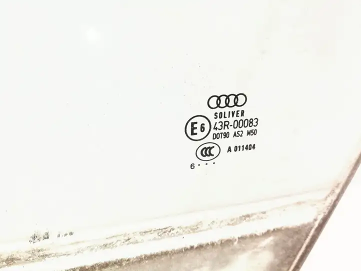 Audi A6 S6 C6 4F (2004 - 2008) 43R00083 Стекло передней двери — фото 2