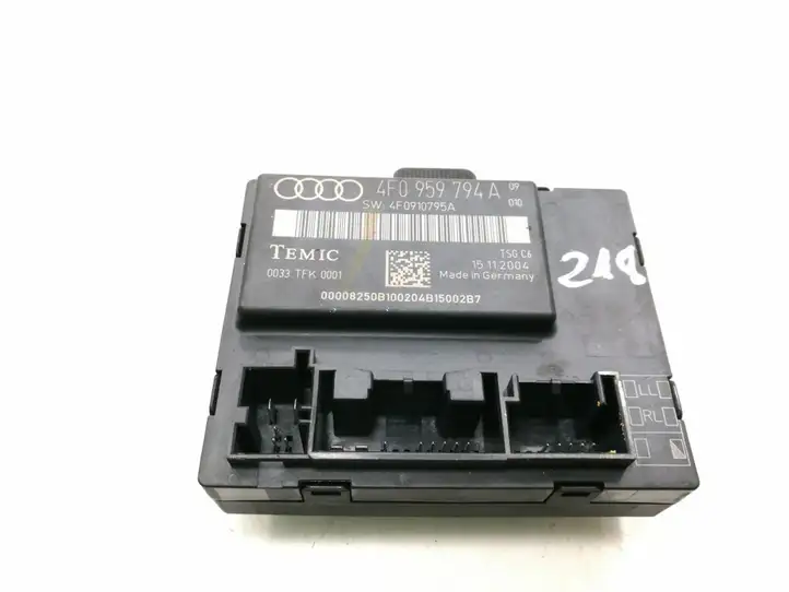 Audi A6 S6 C6 4F (2004 - 2008) 4F0959794A Блок управления дверью — фото 2