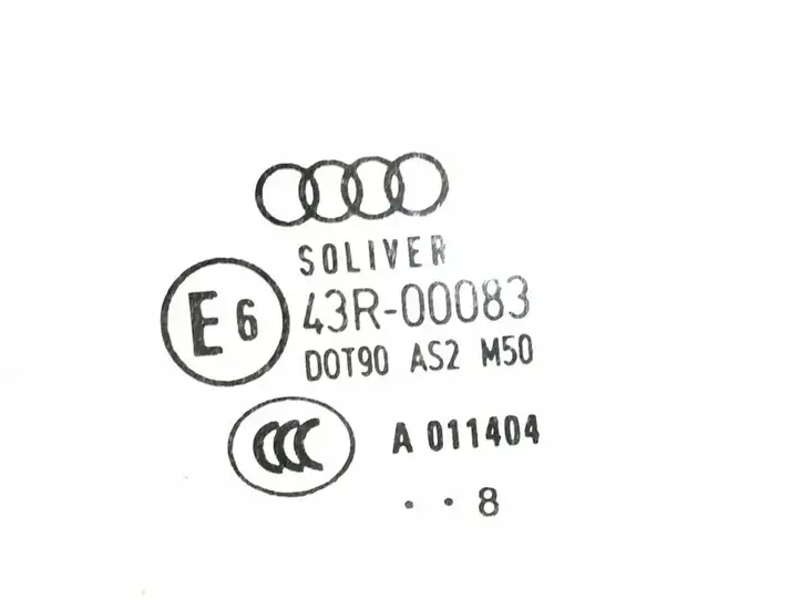 Audi A6 S6 C6 4F (2004 - 2008) 43R00083 Стекло передней двери — фото 2