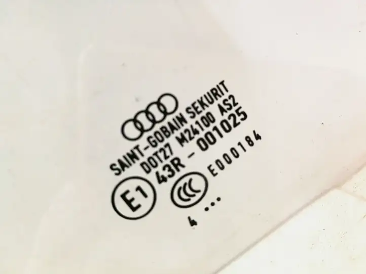 Audi A4 S4 B7 8E 8H (2004 - 2009) DOT27M24100AS2 Стекло передней двери — фото 2