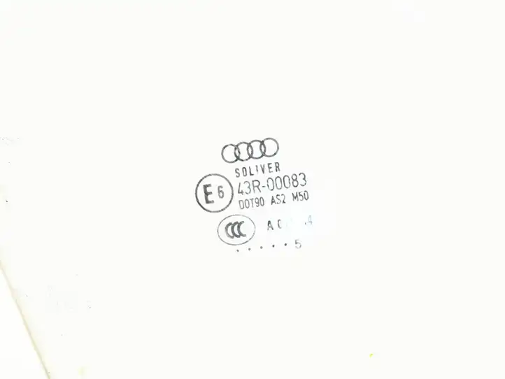 Audi A6 S6 C6 4F (2004 - 2008) 43R00083 Стекло передней двери — фото 2
