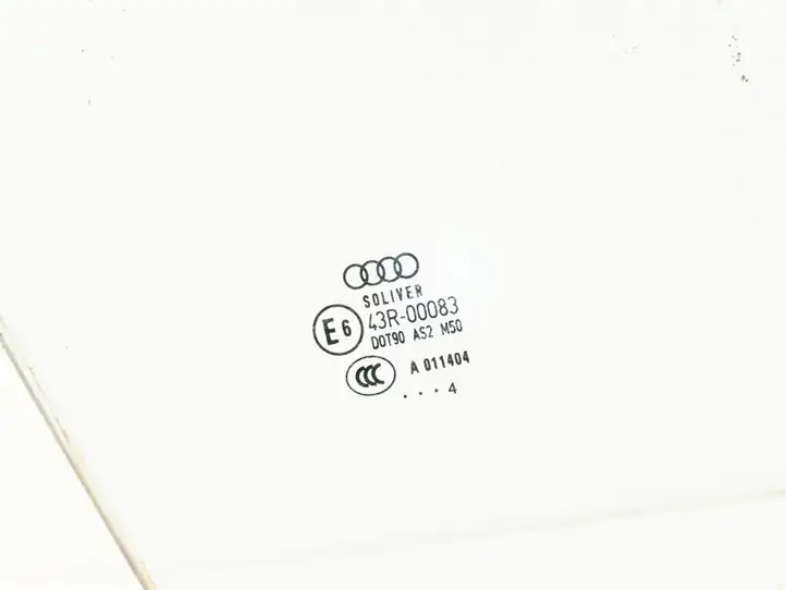 Audi A6 S6 C6 4F (2004 - 2008) 43R00083 Стекло передней двери — фото 2