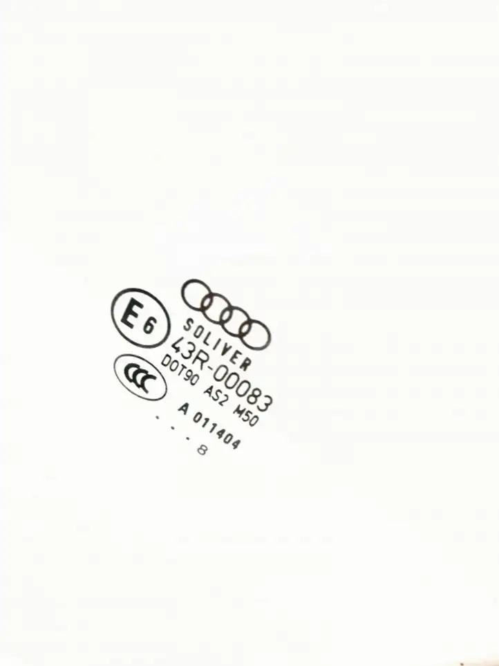 Audi A6 S6 C6 4F (2004 - 2008) 43R00083 Стекло передней двери — фото 2