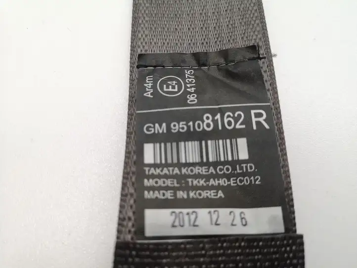 Opel Mokka (2012 - 2016) GM95108162R Задний ремень безопасности — фото 3