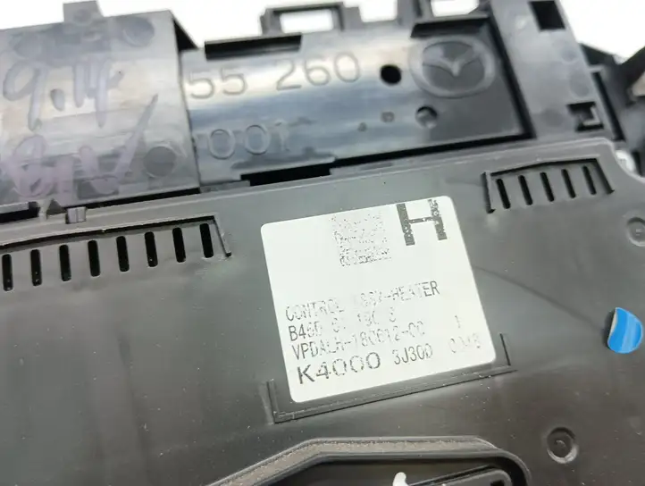 Mazda 3. (2013 - 2017)  B45061190B Блок управления кондиционера воздуха / климата/ печки (в салоне)