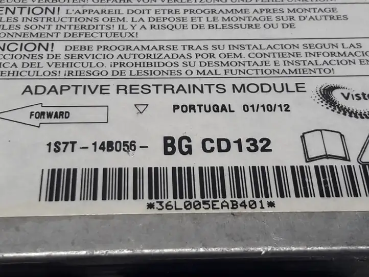 Ford Mondeo Mk III (2000 - 2007) 1S7T14B056BG Блок управления SRS — фото 3