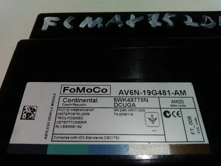 Ford C-MAX II (2010 - 2015) AV6N19G481AM Модуль комфорта — фото 3