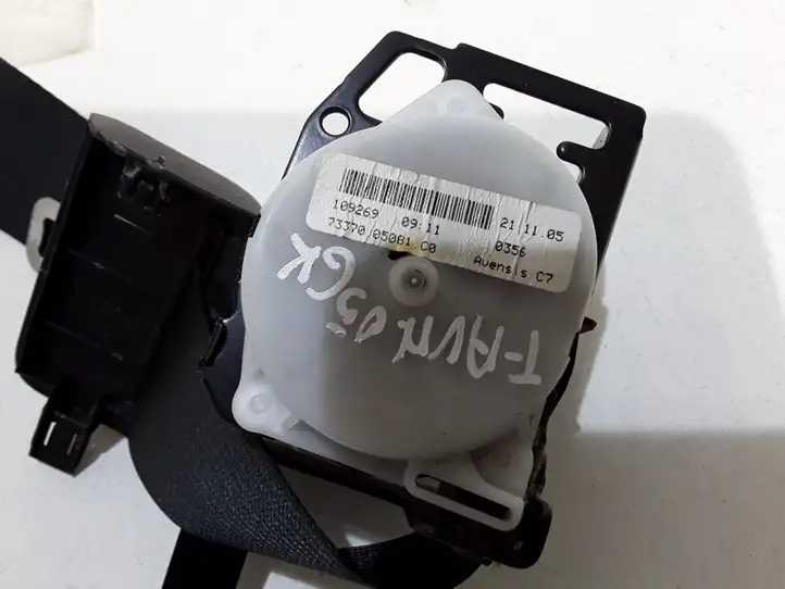 Toyota Avensis T250 (2003 - 2006) 7337005081C0 Задний ремень безопасности — фото 2