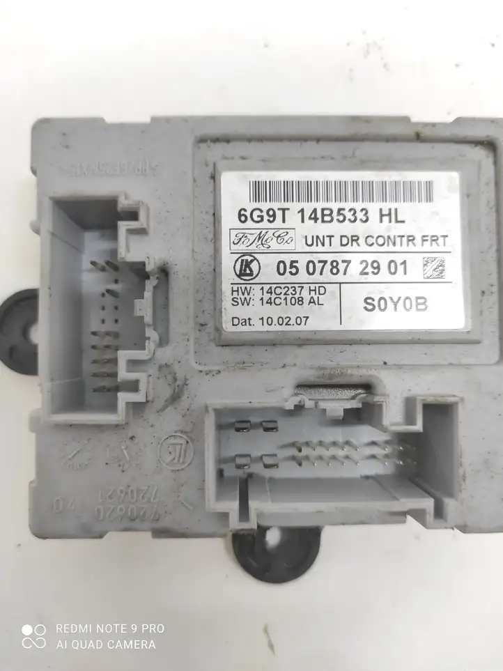 Ford S-MAX (2006 - 2010) 6G9T14B533HL Блок управления дверью — фото 3