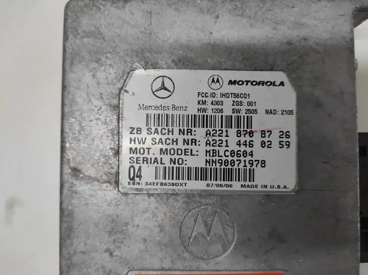 Mercedes-Benz ML W164 (2005 - 2011) A2218708726 Блок GSM — фото 4