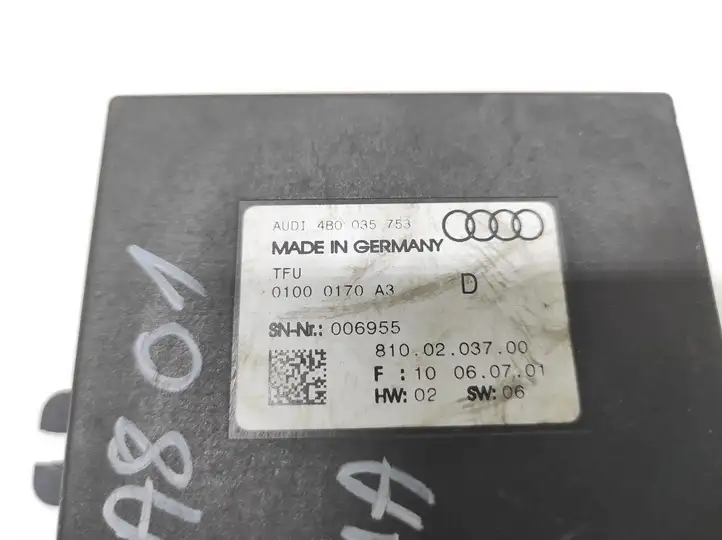 Audi A8 S8 D2 4D (1999 - 2002) 4B0035753 Прочие блоки управления — фото 3