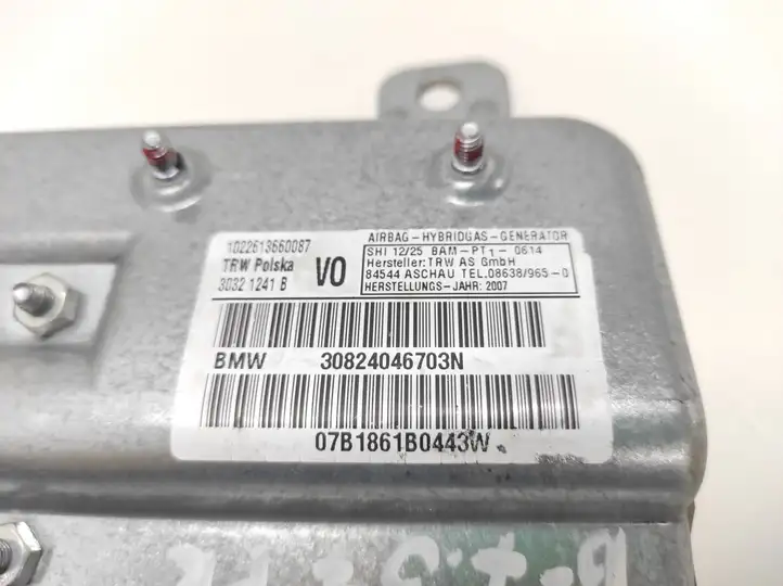 BMW 7 E65 E66 (2001 - 2008) 30824046703N Подушка безопасности двери — фото 2