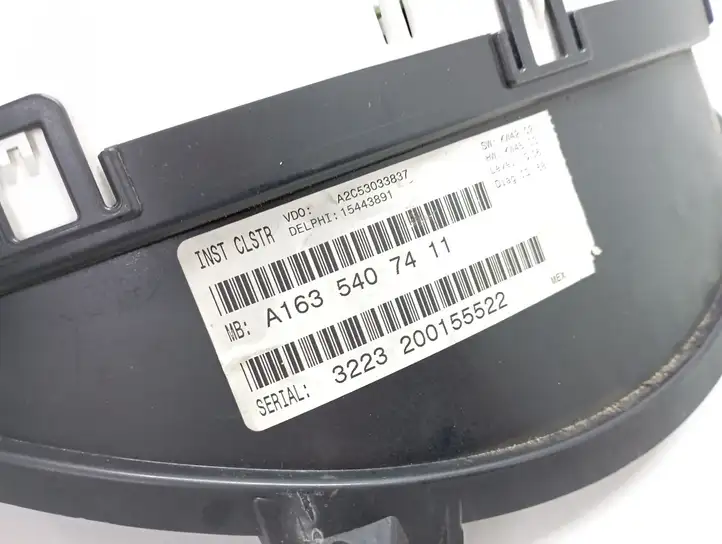 Mercedes-Benz ML W164 (2005 - 2011) A1635407411 Спидометр — фото 4