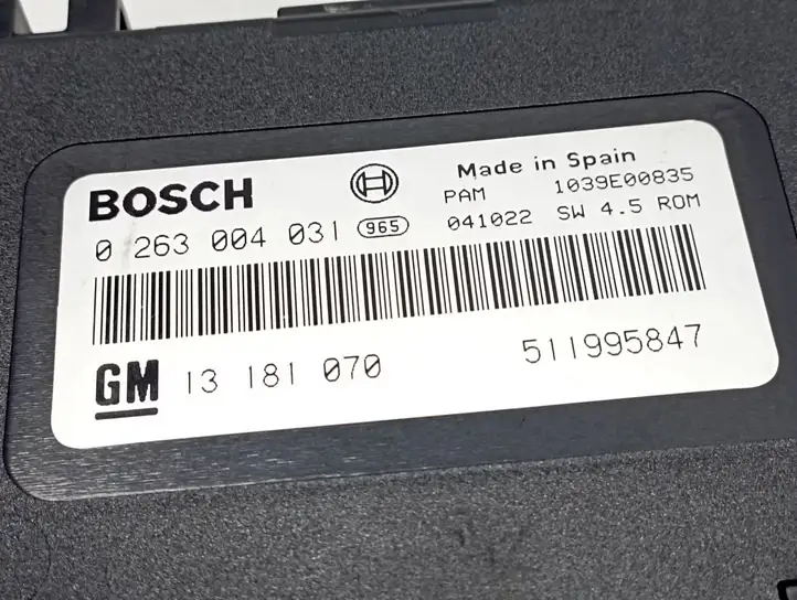 Opel Astra H (2004 - 2009) 0263004031 Блок управления парктрониками — фото 4