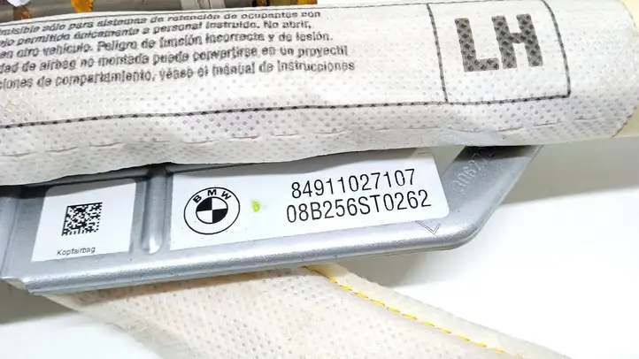 BMW 7 F01 (2008 - 2016) 84911027107 Боковая подушка безопасности шторка — фото 2