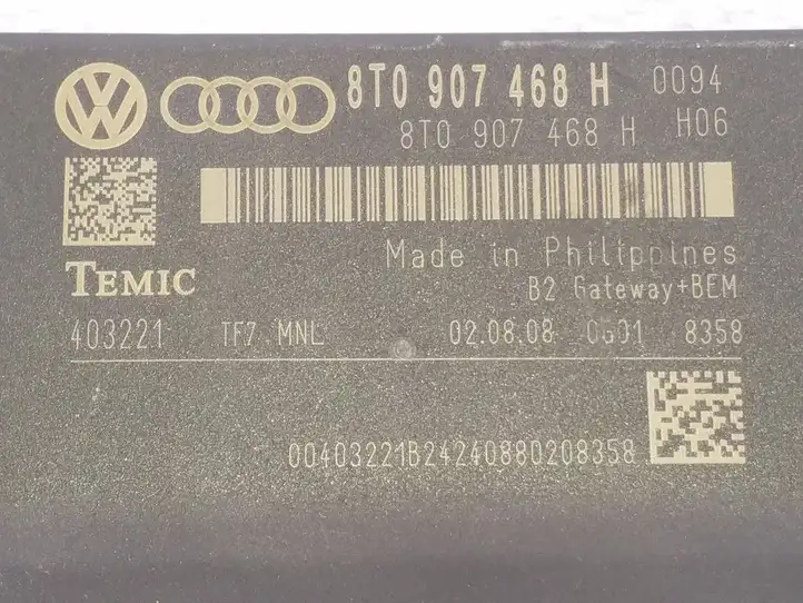Audi A4 S4 B8 8K (2007 - 2011) 8T0907468H Прочие блоки управления — фото 2