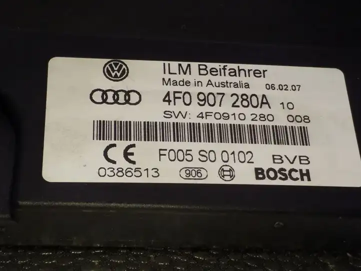 Audi A6 S6 C6 4F (2004 - 2008) 4F0907280A Прочие блоки управления — фото 2