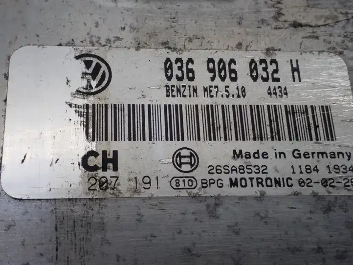 Seat Leon (1M) (1998 - 2006) 036906032H Блок управления двигателем (ECU) — фото 4