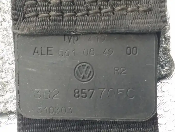 Volkswagen PASSAT B5.5 (2001 - 2005) 3B2857705C Передний ремень безопасности — фото 3