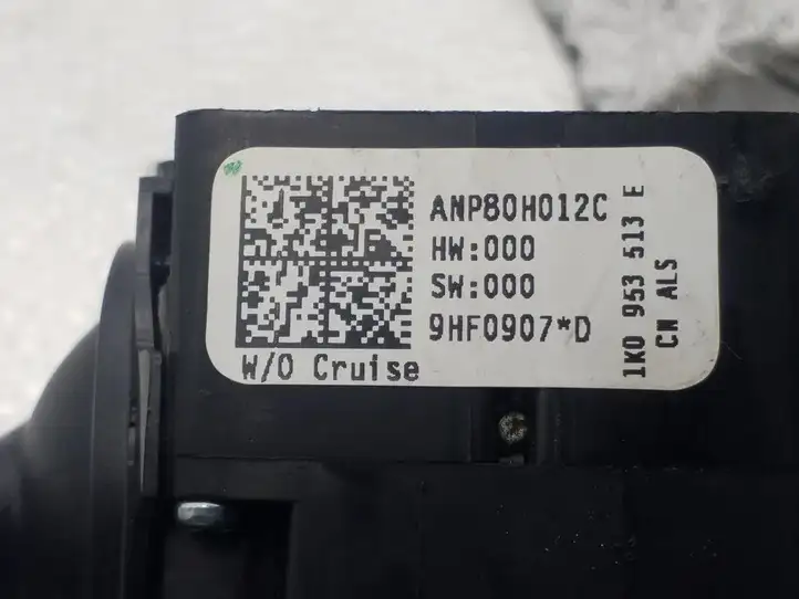 Volkswagen Golf V (2003 - 2009)  1K0953513E Ручка поворотов/ фонарей