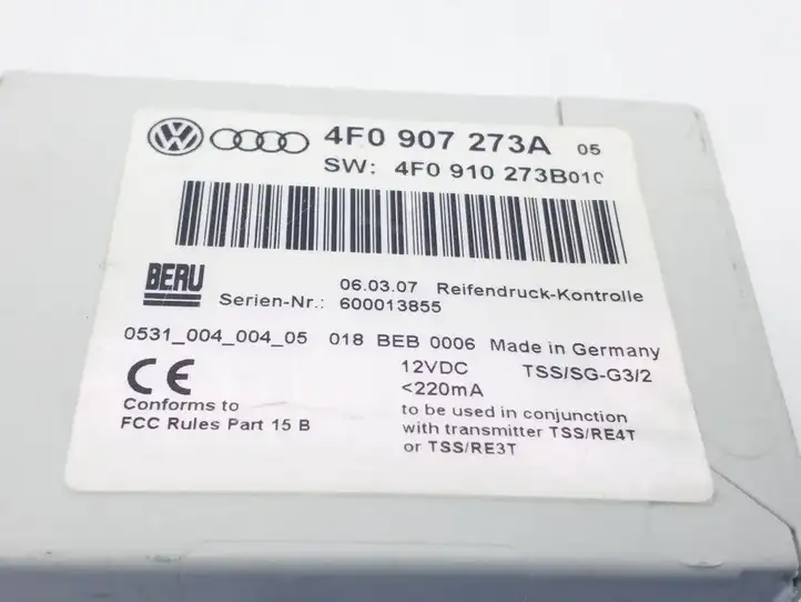 Audi Q7 4L (2005 - 2009) 4F0907273A Прочие блоки управления — фото 3