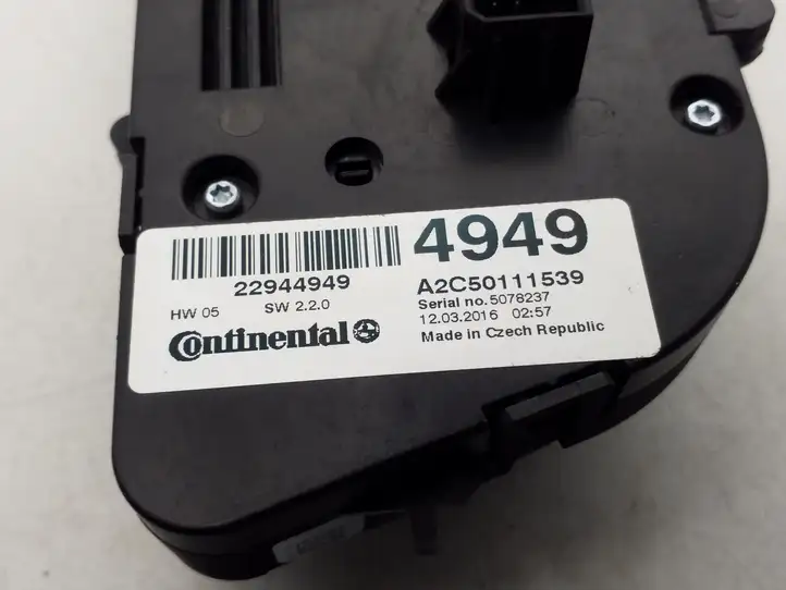 Buick Encore I (2012 - 2019)  22944949 Блок управления кондиционера воздуха / климата/ печки (в салоне)